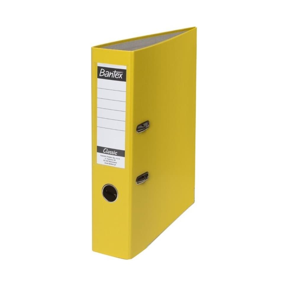 BANTEX Segregator A4 Budget Classic 7,5cm - Żółty - Organizacja dokumentów