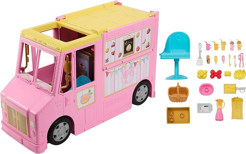 Barbie Furgonetka z lemoniadą - mobilny sklep z akcesoriami