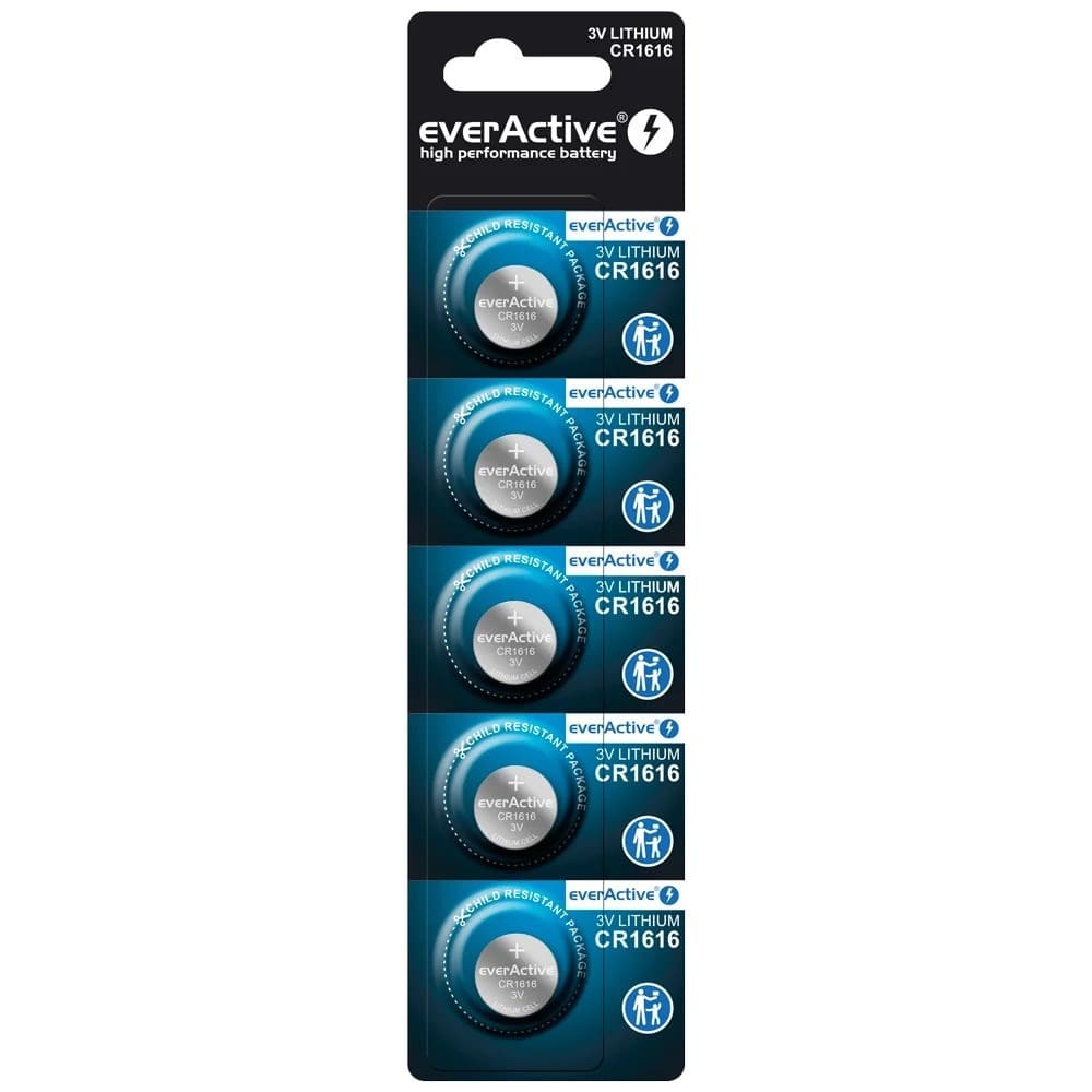 Bateria Everactive Litowa CR1616 3V 5 szt.