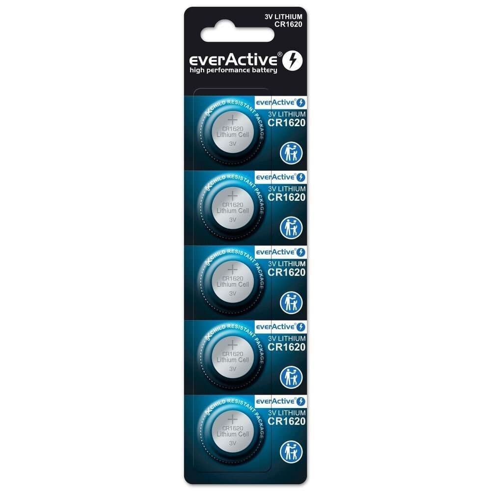Bateria Everactive Litowa CR1620 3V 5 szt.