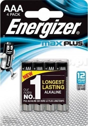 Baterie alkaliczne Energizer Max Plus AAA 4 sztuki
