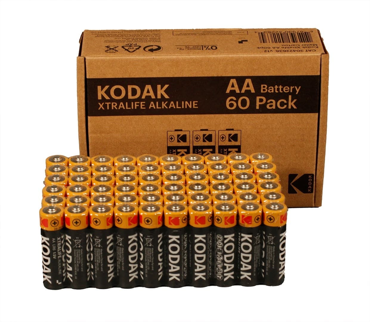 Baterie alkaliczne Kodak Xtralife AA LR6 60 sztuk