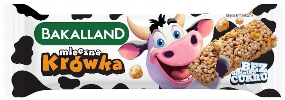 Bakalland Baton zbożowy mleczna krówka 25g