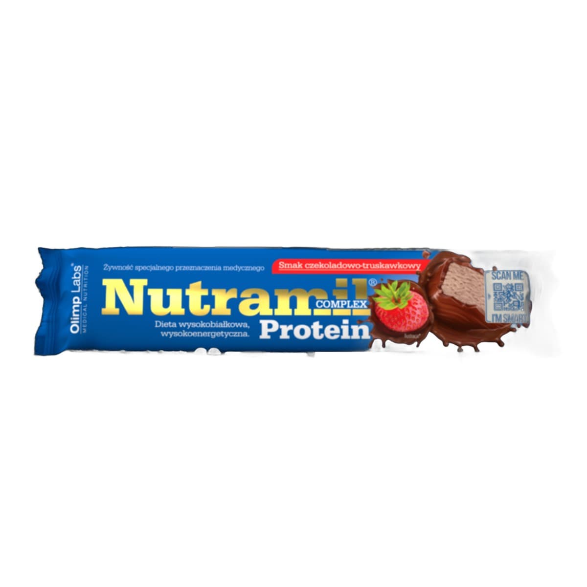 Olimp Labs Baton Nutramil Complex Protein 60g czekoladowo-truskawkowy