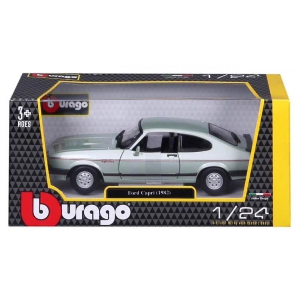 BBURAGO Model Ford Capri 1982 Zielony 1:24