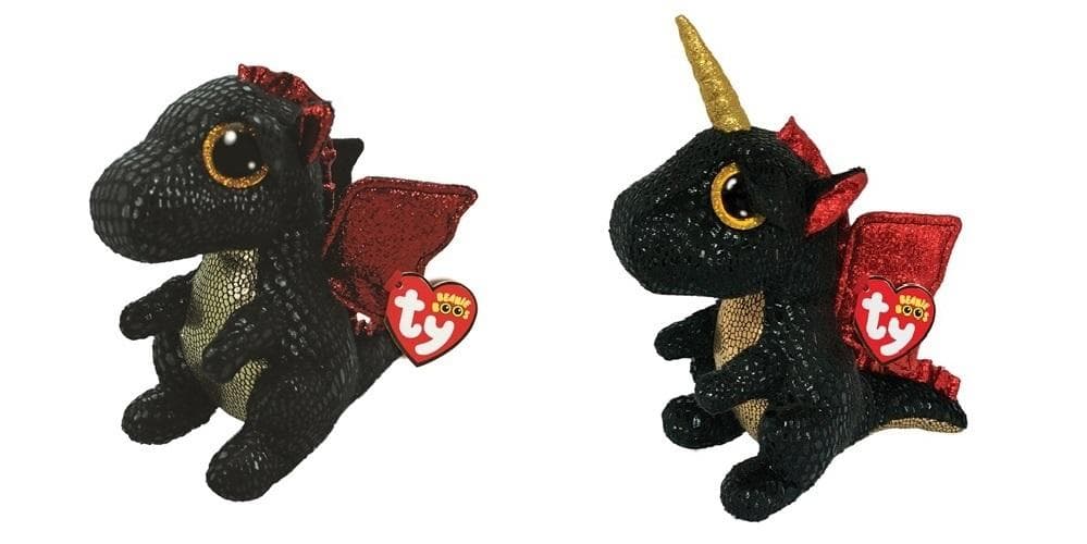 Beanie Boos Grindal - uroczy smok z rogiem 15 cm