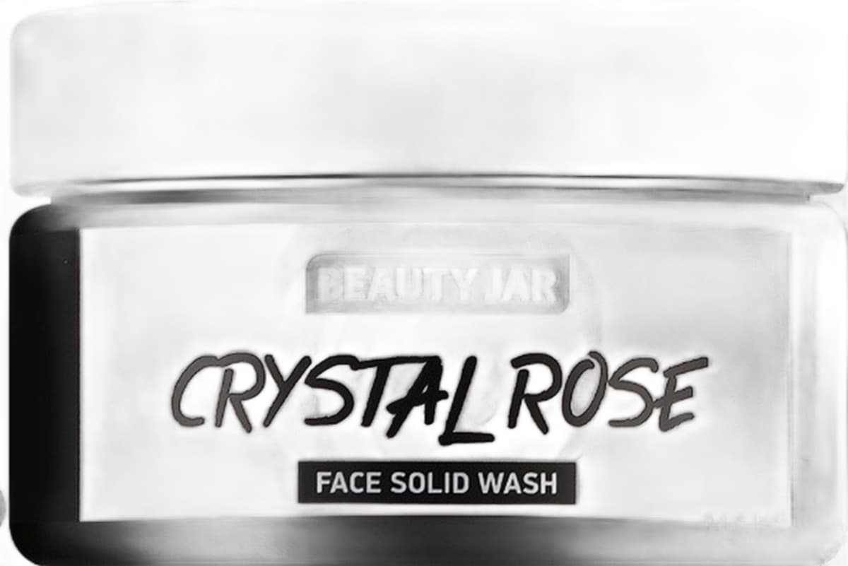 Beauty Jar Mydło do twarzy Kryształowa Róża - naturalne oczyszczanie i nawilżenie