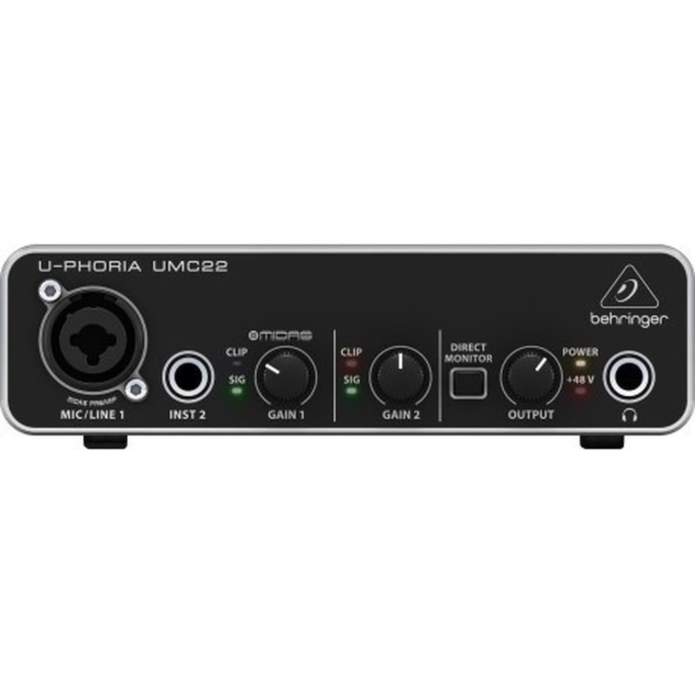 Behringer UMC22 Interfejs audio USB 2x2 48 kHz