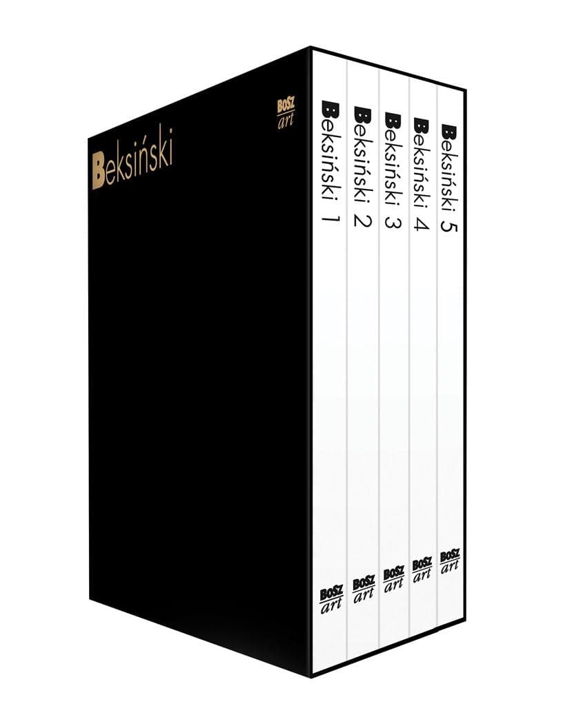 Zestaw miniatur albumów Beksińskiego T.1-5 w etui - album