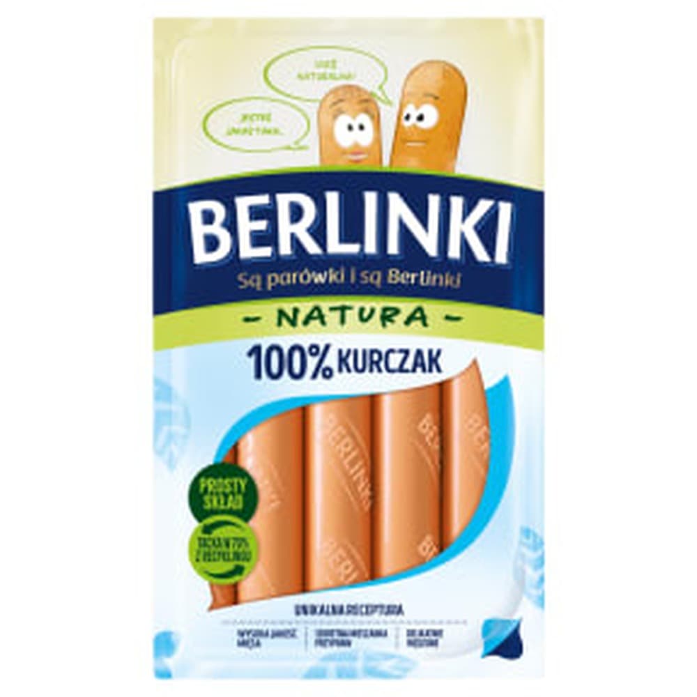 Berlinki Natura 100 % kurczak 160 g
