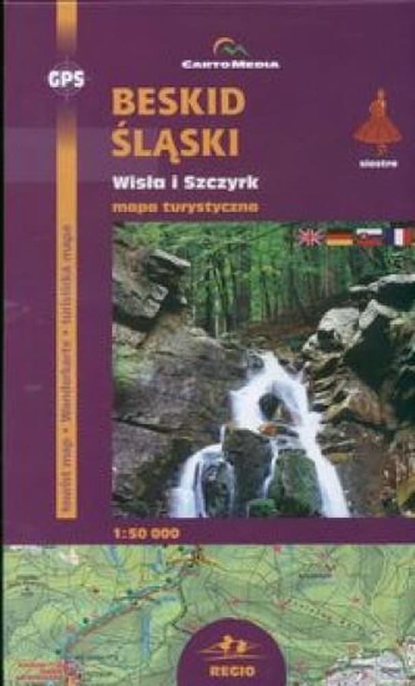 Beskid Śląski Wisła i Szczyrk Mapa Turystyczna