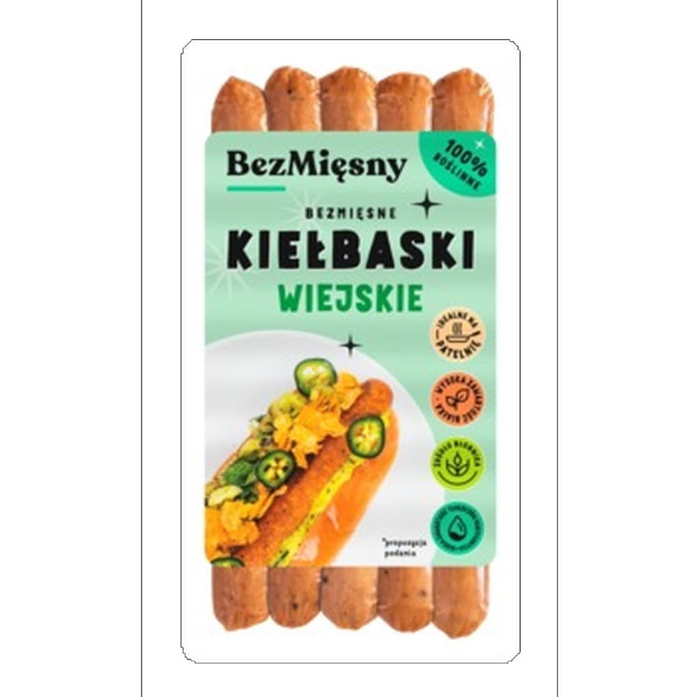 Bezmięsne kiełbaski wiejskie roślinne 180 g