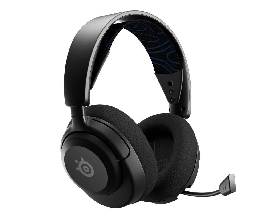 Bezprzewodowe słuchawki nauszne SteelSeries Arctis Nova 5P z mikrofonem, czarne