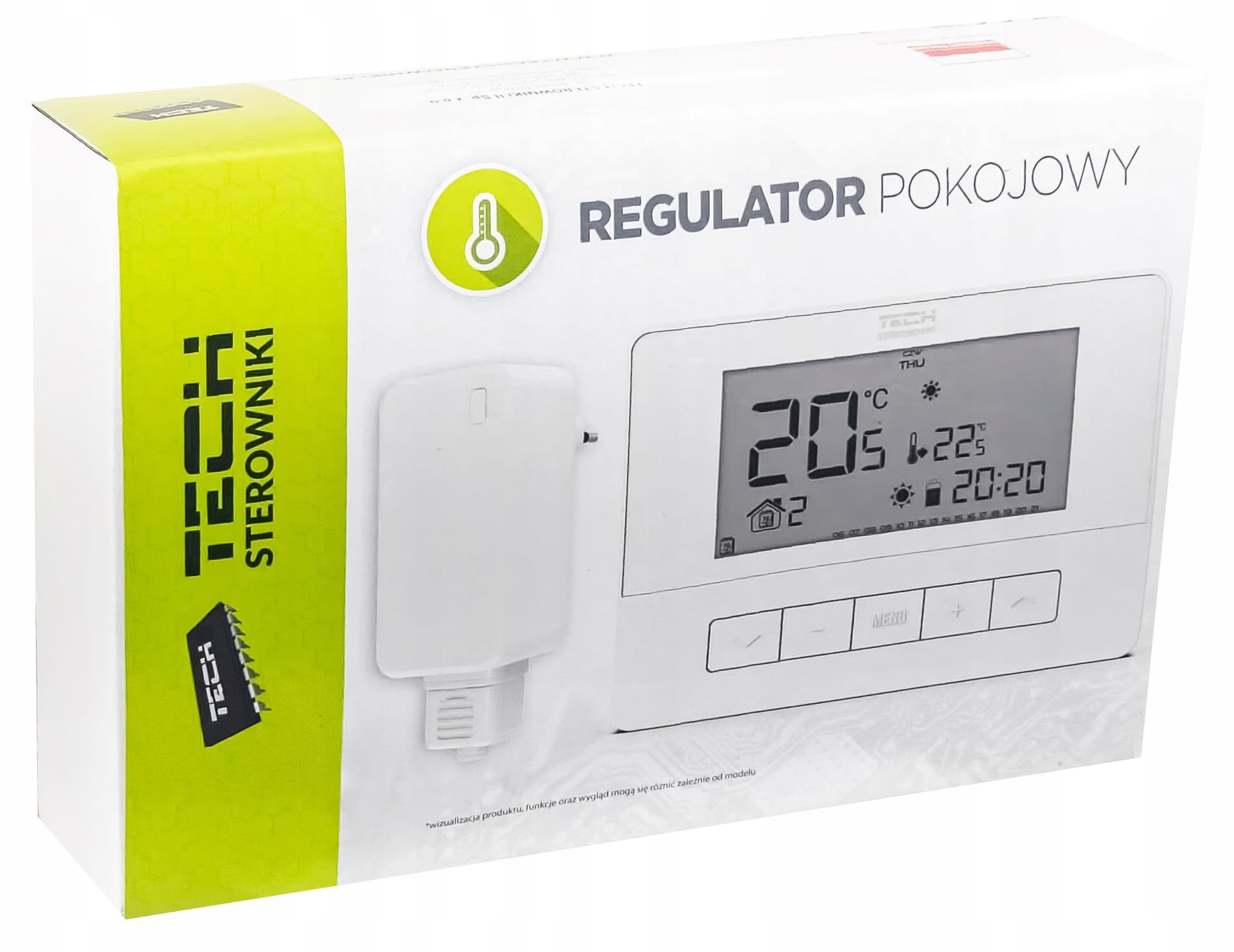 Bezprzewodowy regulator pokojowy T-4.2 Tech sterowniki, biały