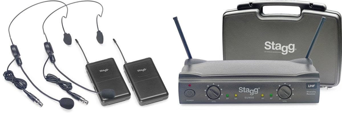 Bezprzewodowy system UHF STAGG SUW 50 HH FH EU