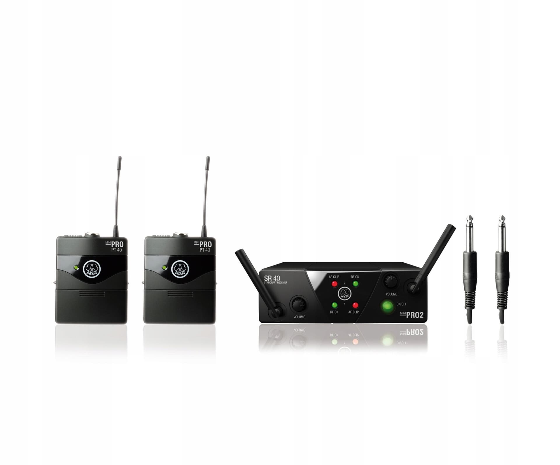 Bezprzewodowy zestaw mikrofonowy AKG WMS40 Mini2 Instrumental Set BD ISM2/3 EU/US/UK