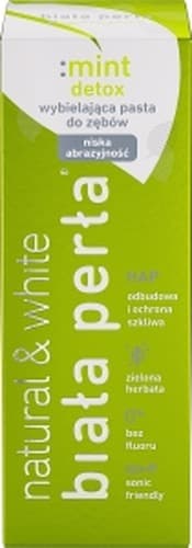 Biała Perła Natural & White Mint Detox Pasta do zębów 75 ml