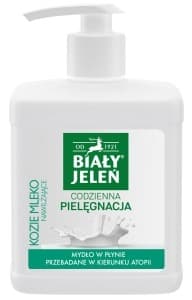 Biały Jeleń Mydło w Płynie Kozie Mleko Zapas 1 litr