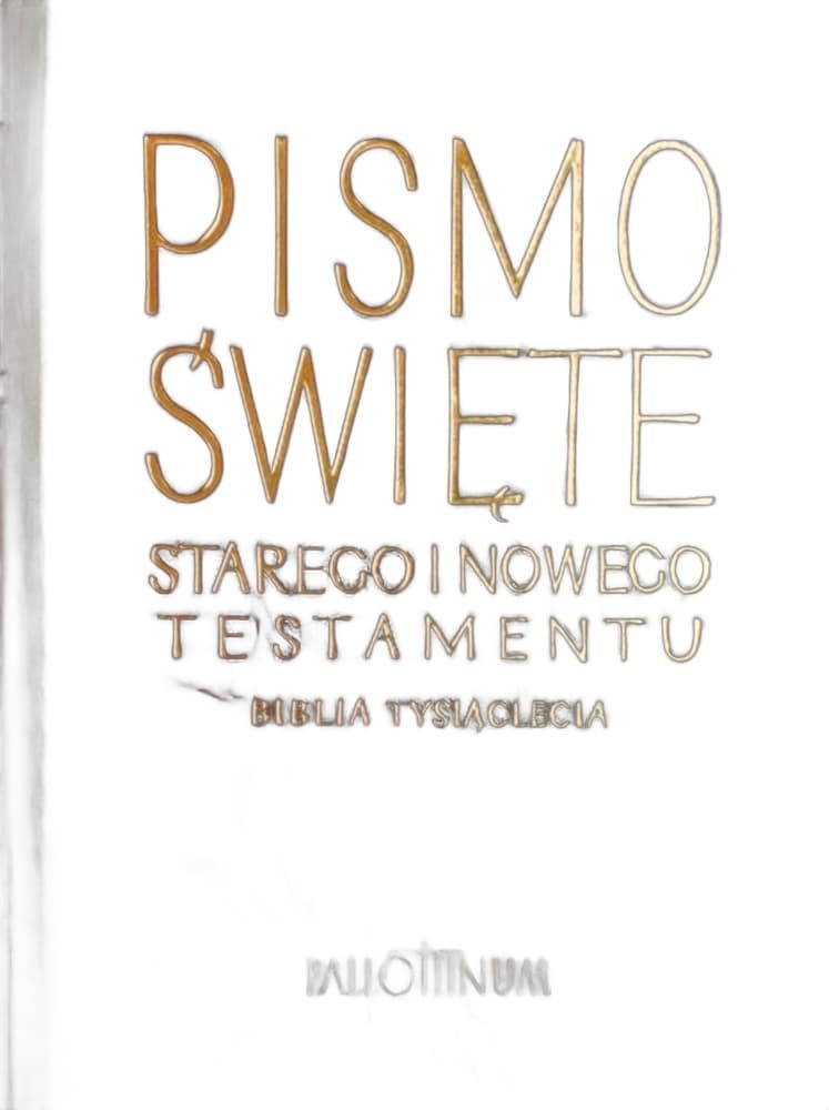 Biblia Tysiąclecia Pismo Święte Stary i Nowy Testament
