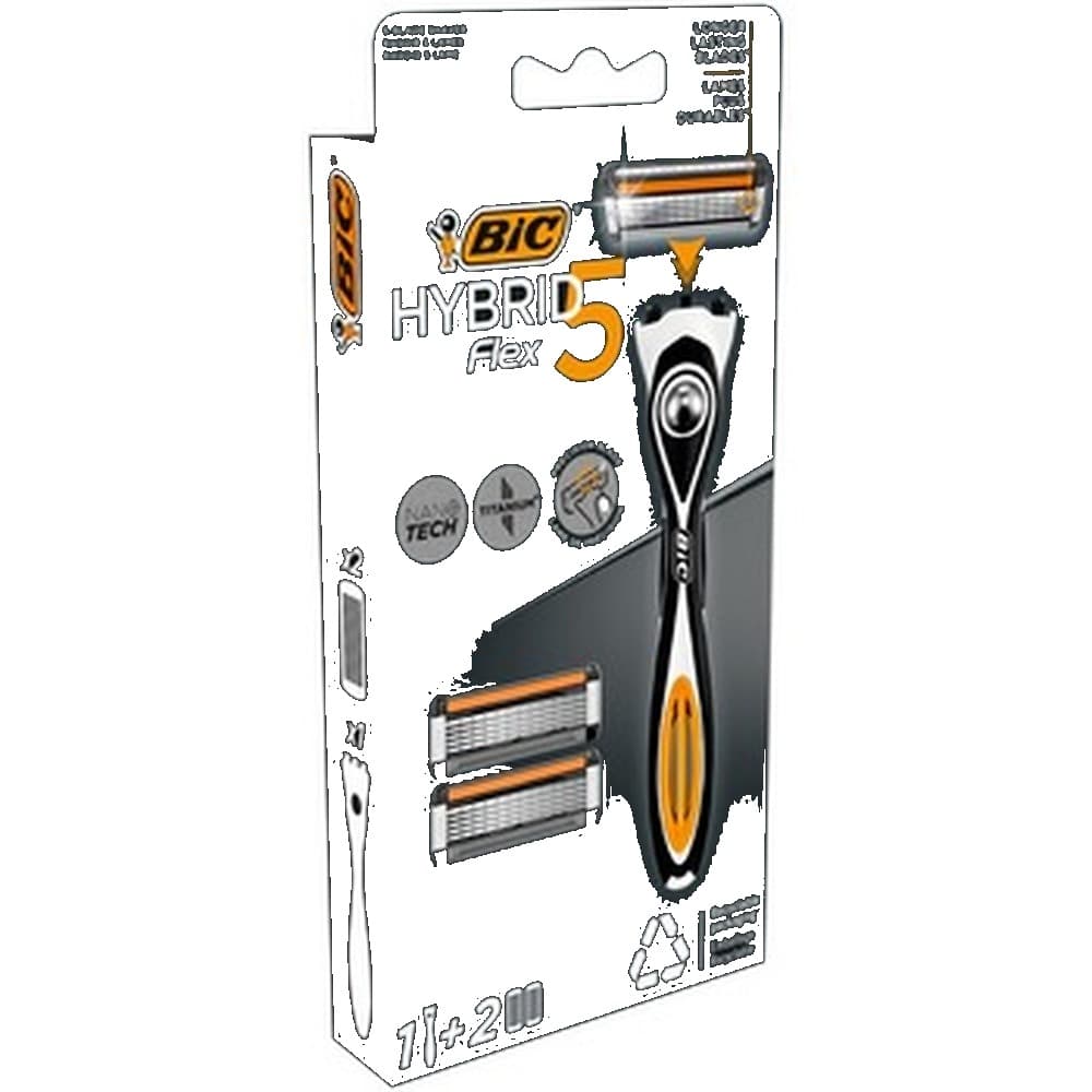 BIC Hybrid 5 Flex maszynka do golenia Blister 2