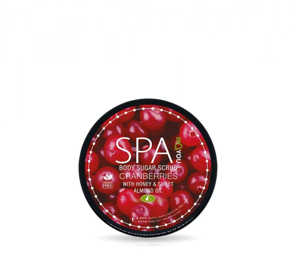 BIO2YOU Peeling cukrowy żurawina - wygładzenie i nawilżenie