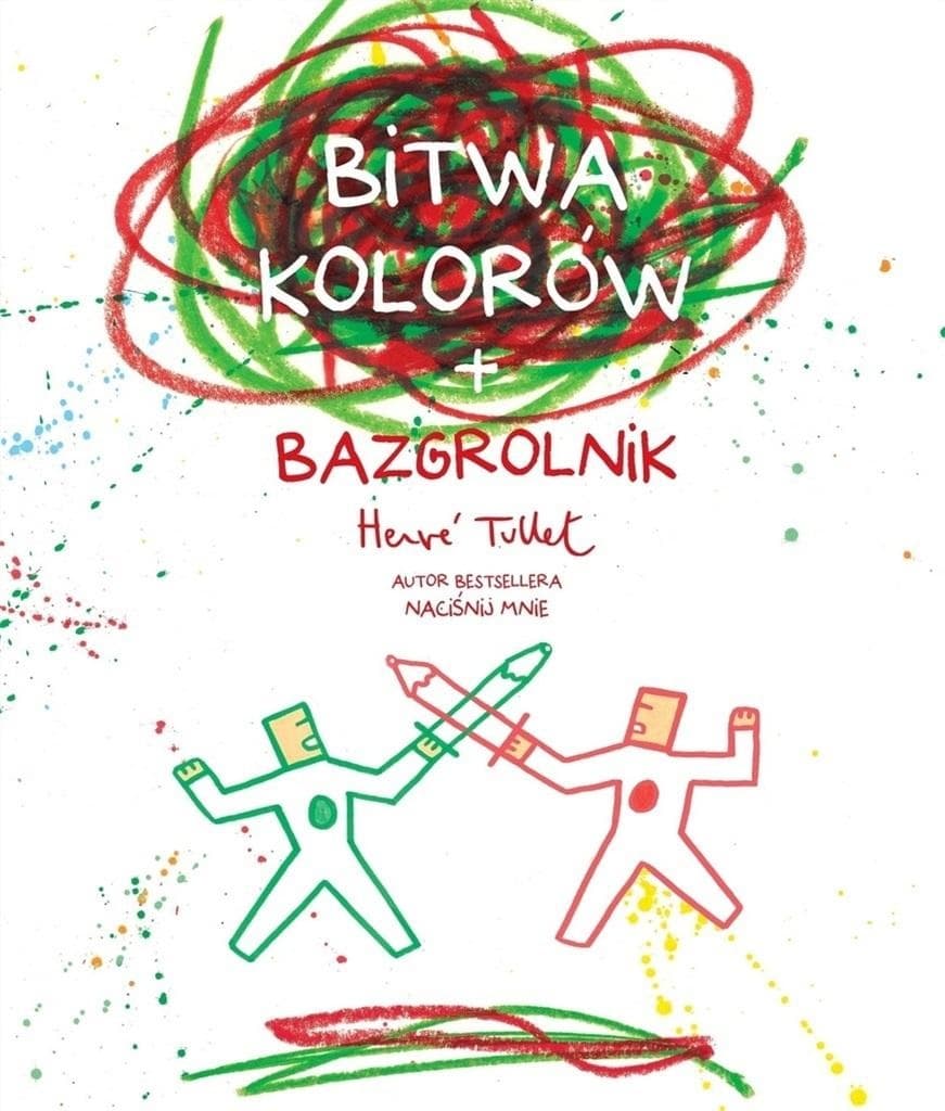 Bitwa kolorów i bazgrolnik - Książka aktywnościowa dla dzieci