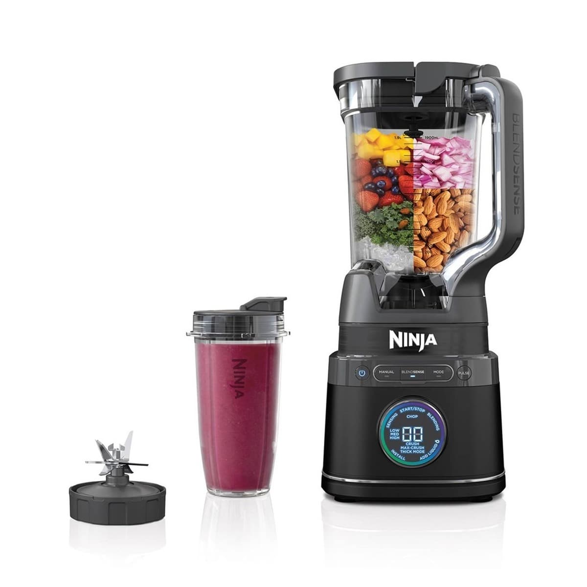Blender kielichowy Ninja TB301EU sportowy 1200 W 2,1 l 2 bidony