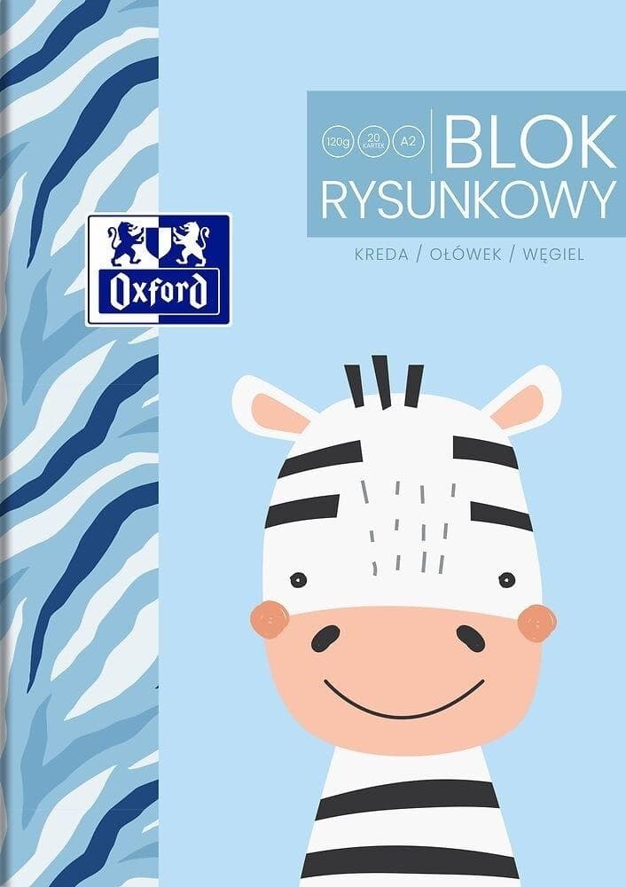 Blok rysunkowy A2 20 kartek 120 g/m² dla dzieci 5 sztuk