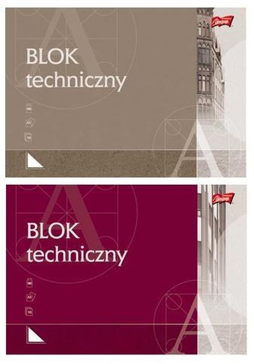 Blok techniczny A3 10 kartek Mix wzorów