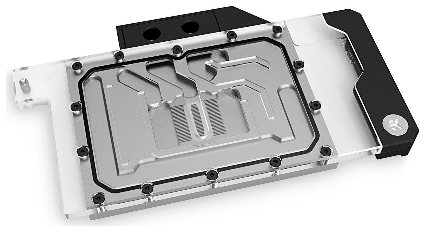 Blok wodny EK-Quantum Vector TUF RTX 3070 Niklowana płyta tylna