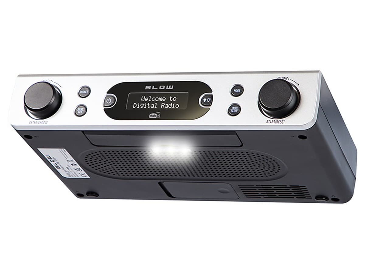 BLOW Radio Kuchenne FM/DAB+ RK2 Srebrne
