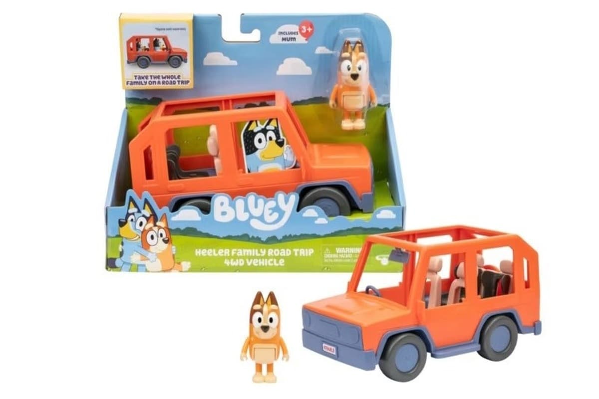 Bluey Rodzinna Wycieczka Samochodowa Zabawka Interaktywna