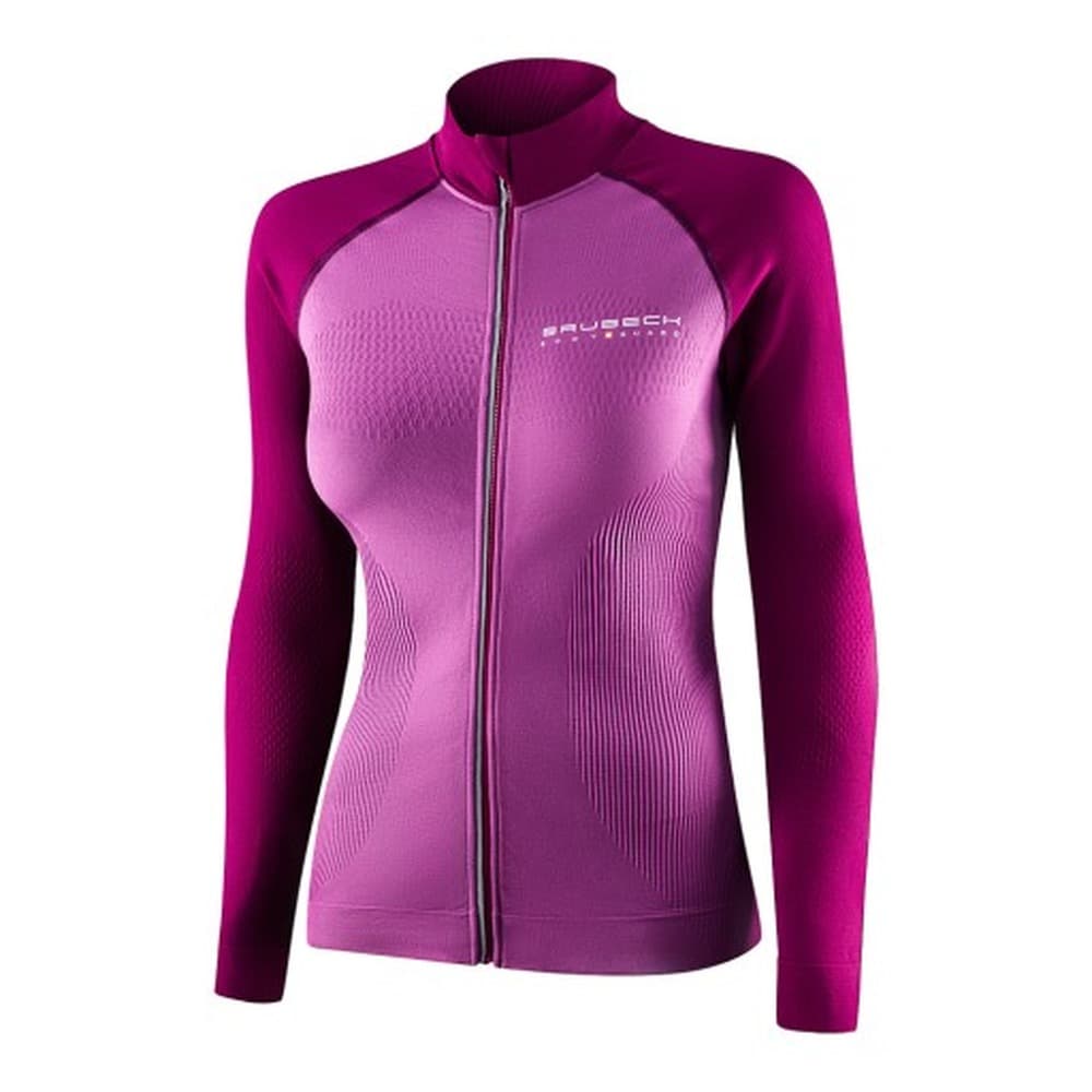 Bluza damska Brubeck Athletic Sweatshirt - heather/plum, rozmiar S