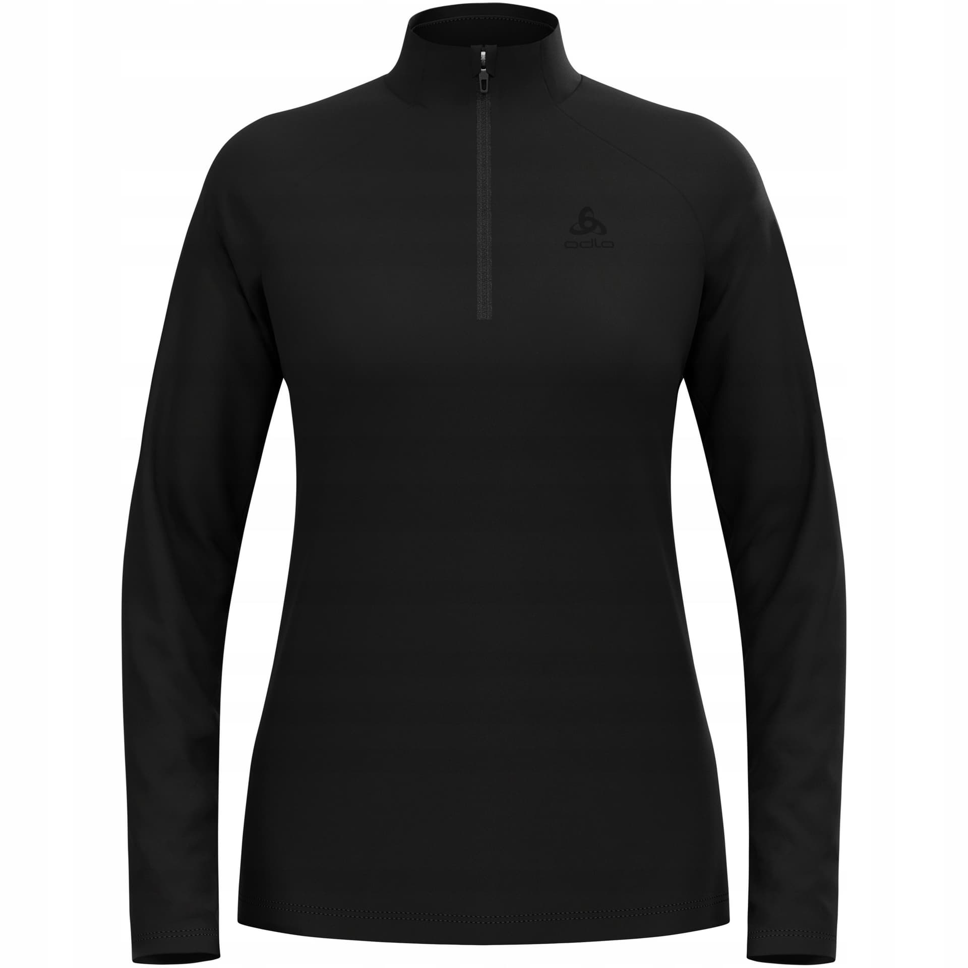 Bluza damska Odlo Essential Light Mid Layer 1/2 Zip - black, rozmiar M