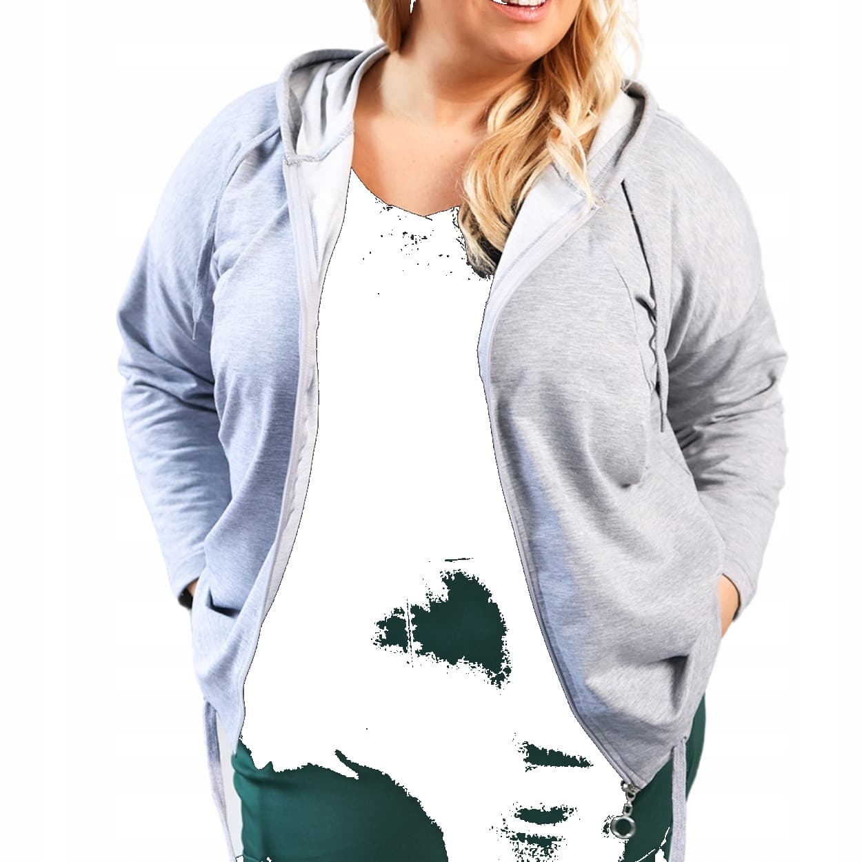 Bluza damska LEE COOPER ciemnoszara