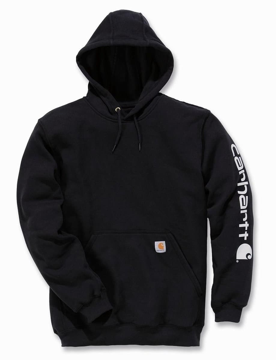 Bluza męska Carhartt Mid Signature Sleeve Logo Black
