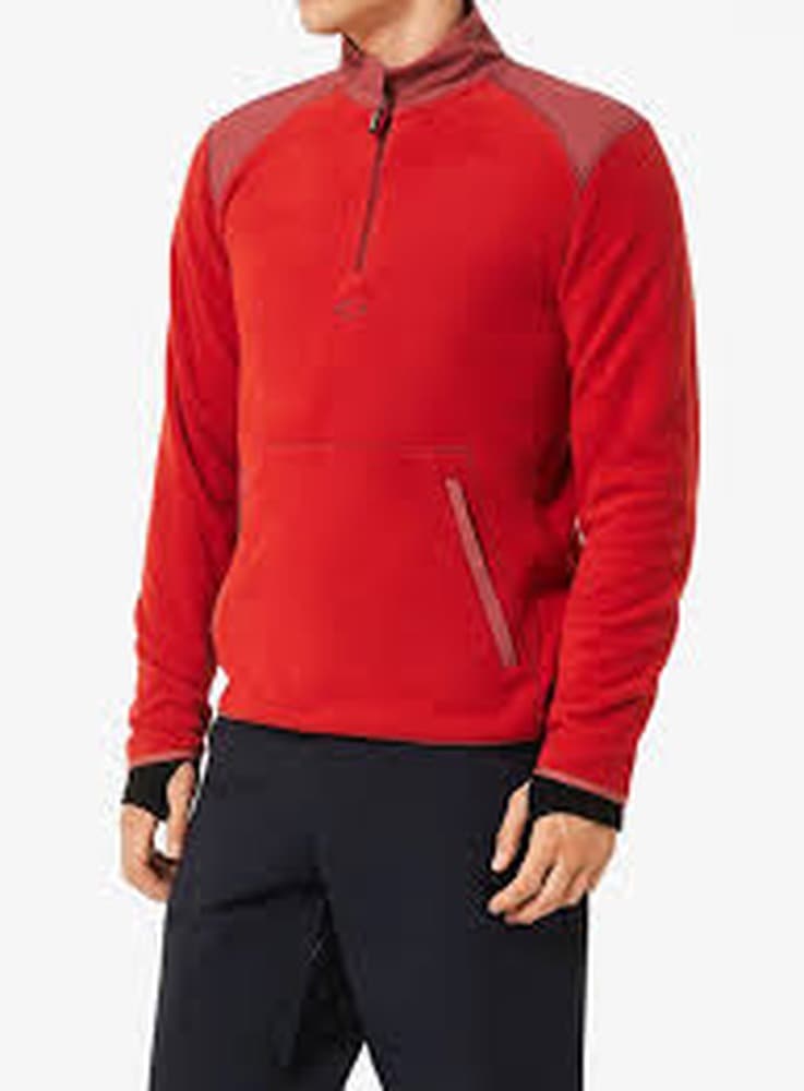 Bluza polarowa Oakley Butter Tech Fleece - flame red/rosewood rozmiar: M
