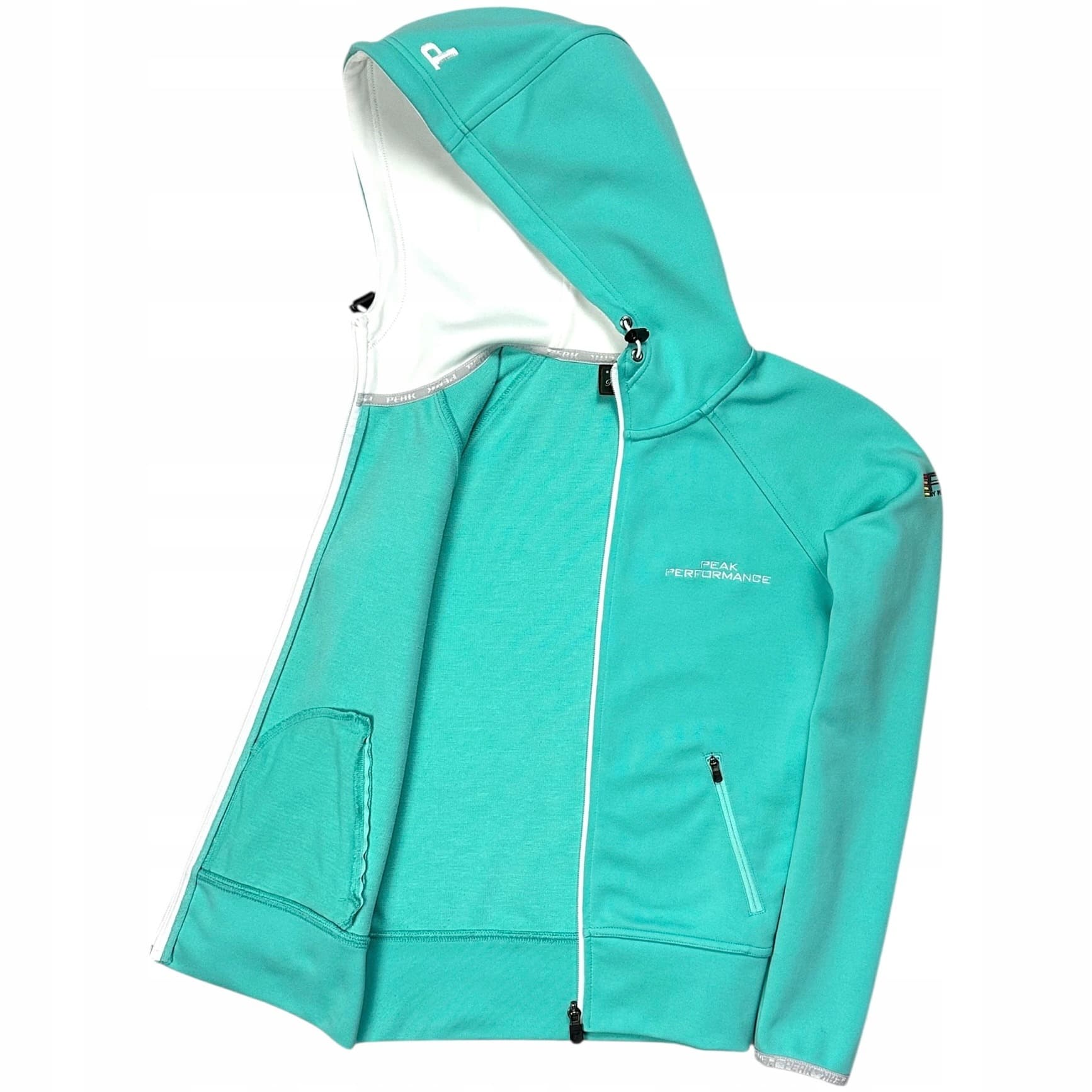 Bluza rozpinana damska Peak Performance Rider Essentials Zip Hood - blue shadow/blue shadow, rozm. M