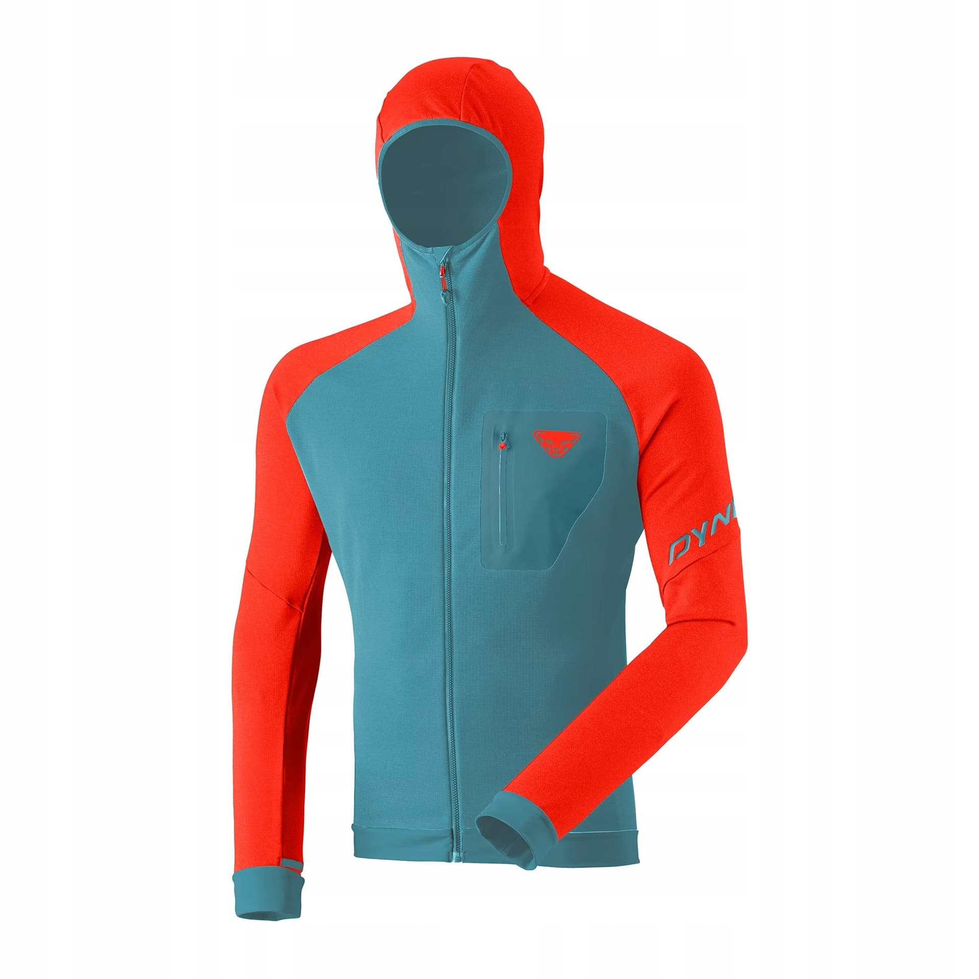 Bluza rozpinana Dynafit Radical Polartec Hooded Jacket - pomarańczowa
