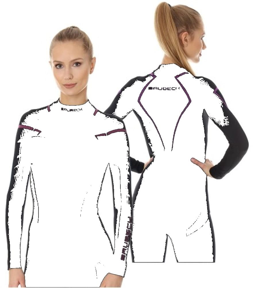 Bluza damska THERMO czarny/różowy XL