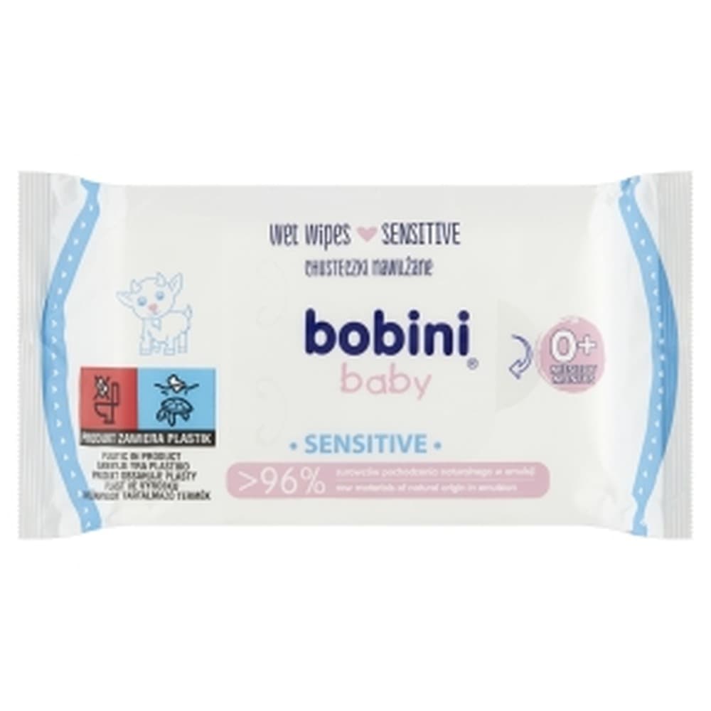 Bobini Baby chusteczki nawilżane dla dzieci Sensitive 60 sztuk