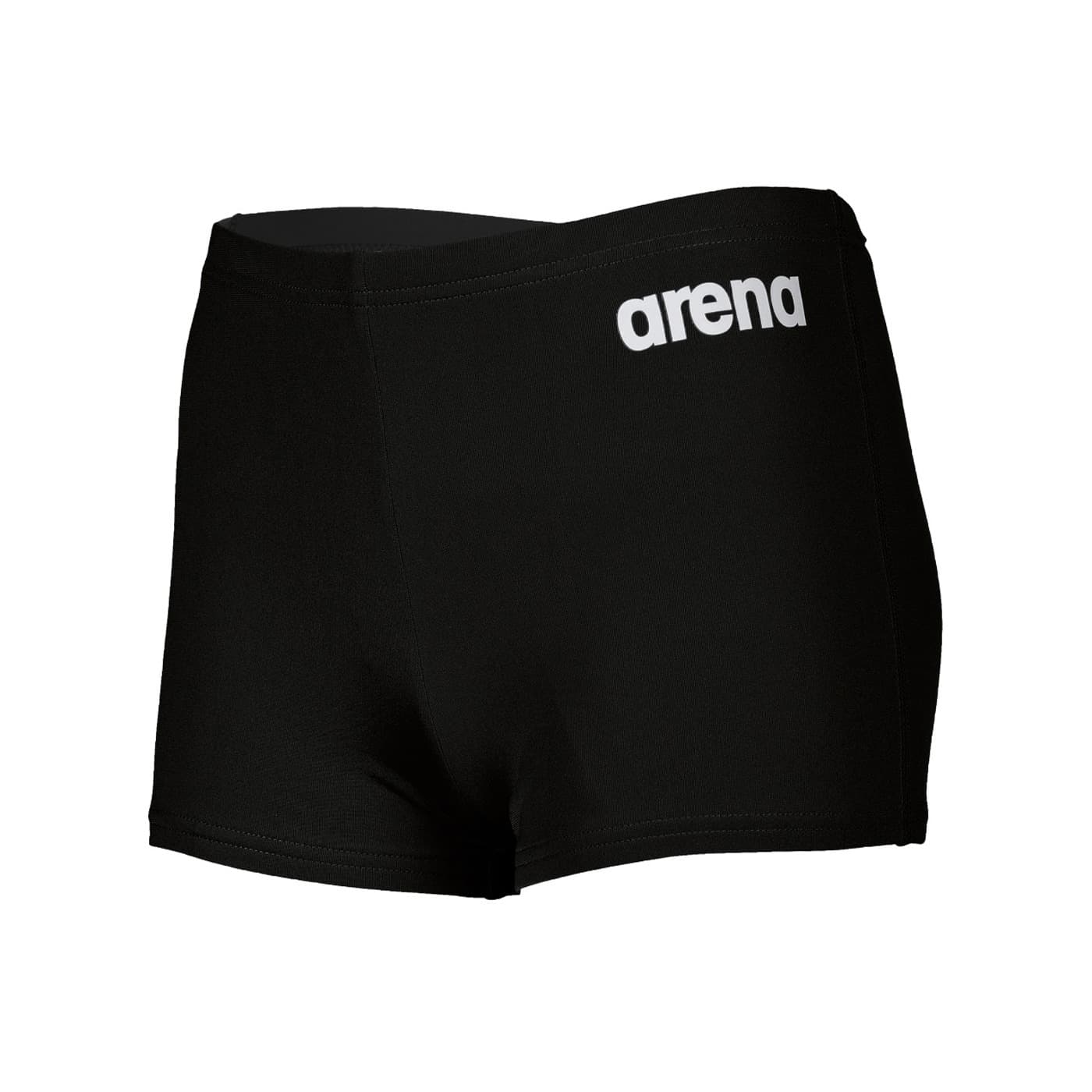 Bokserki kąpielowe chłopięce Arena Team Swim Short Solid 140 czarno-białe