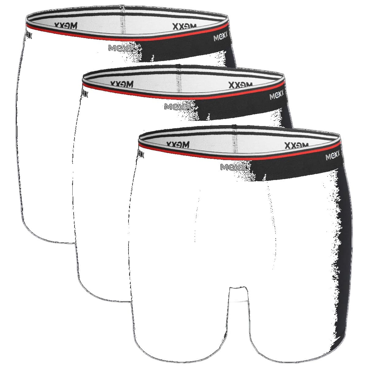Mexx Bokserki męskie czarne 2XL (3-pak)