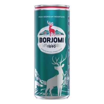 Borjomi naturalna woda mineralna gazowana 0,33 l puszka