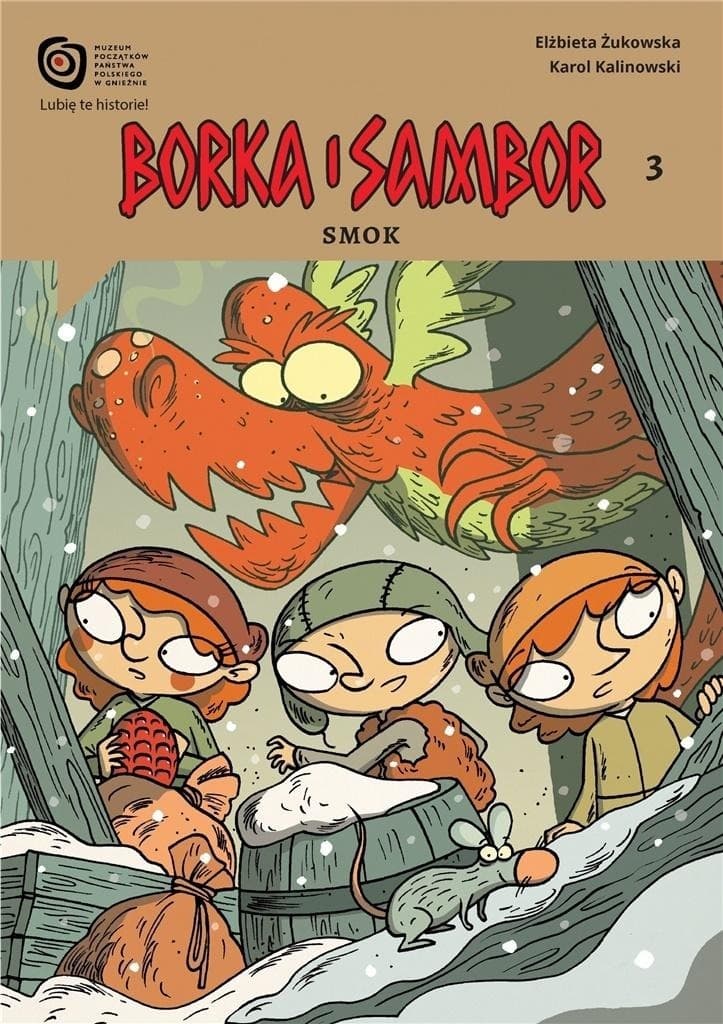Borka i Sambor Tom 3 Smok Komiks dla Dzieci