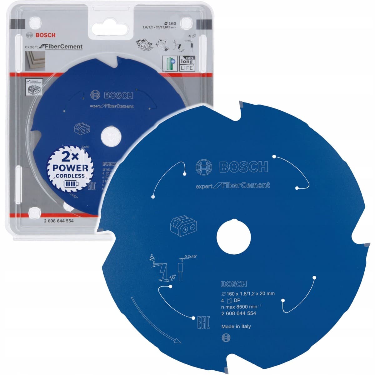 Bosch 2 608 644 554 Ostrze do Piły Tarczowej, 16 cm, 4 Zęby