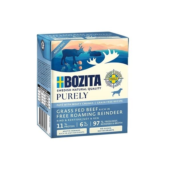 Bozita Purely Pasztet Wołowina z Reniferem dla Kota 370 g