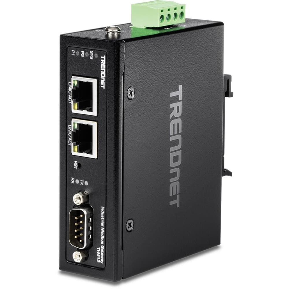 Brama przemysłowa TRENDnet TI-M12 - 100Mb LAN, RS-232, RS-485, Modbus, RS-442