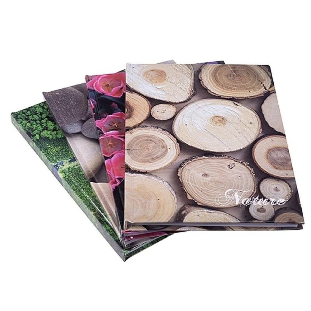 Brulion A4 w linie 96 kartek Nature 5 sztuk