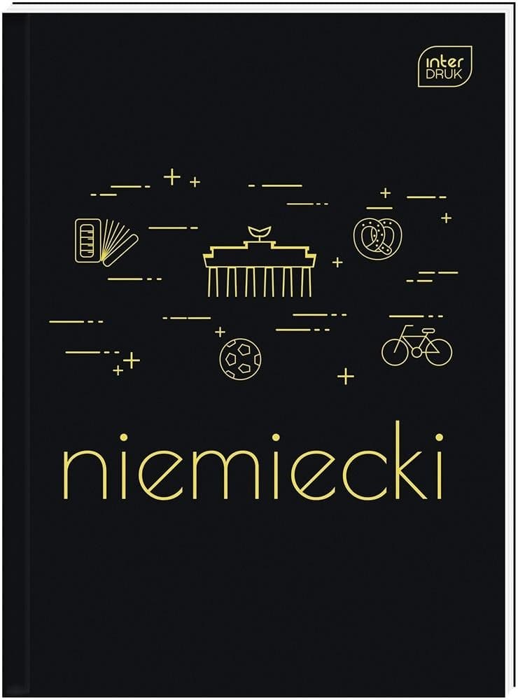 Brulion Niemiecki A5 80 kartek w linię - 5 sztuk